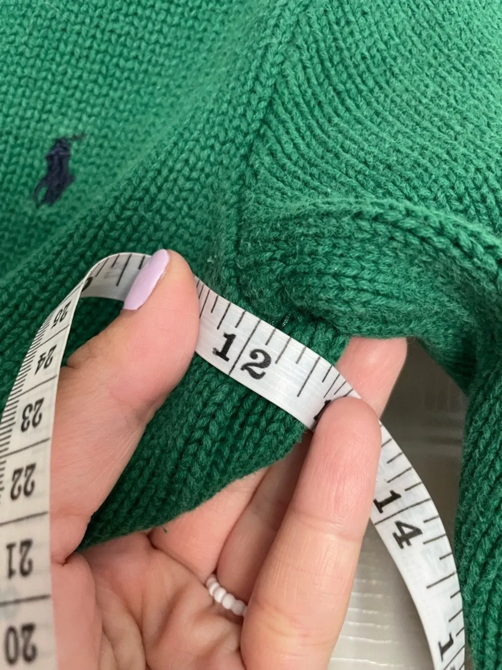 Polo by Ralph Toddler 2 Years Old size 3T Lauren Green Half-Zip Knit Pullover